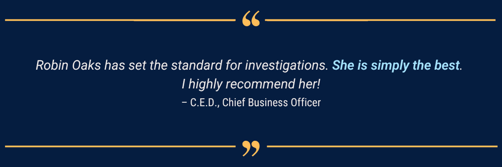 ROBIN OAKS | Testimonials